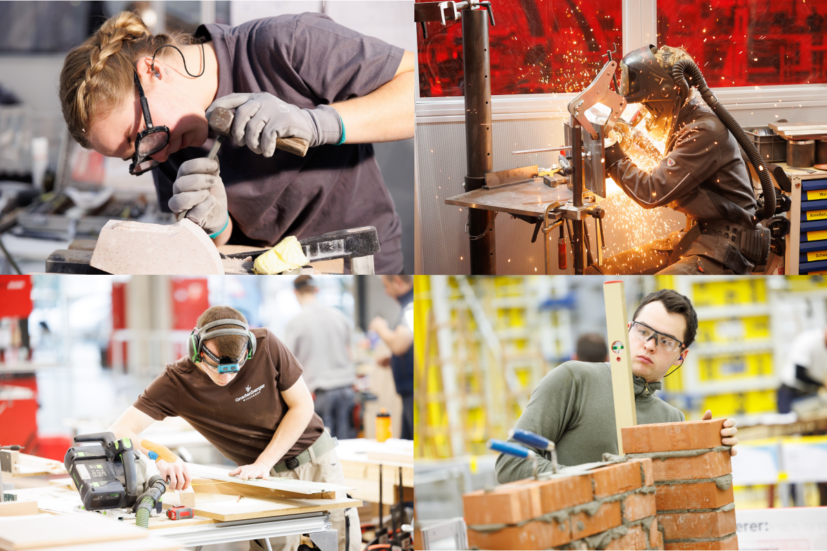 Leidenschaft fürs Handwerk und volle Konzentration bei der Umsetzung der Aufgaben. © SkillsAustria / Florian Wieser