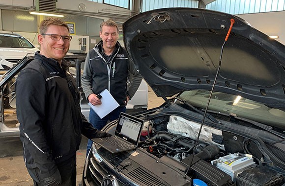 Vor über 20 Jahren hat sich das Unternehmen KFZ+Havarie-Dienst Robert Hauke GesmbH das erste WOW! Diagnosesystem zugelegt.