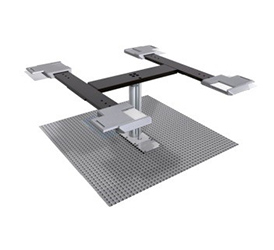 UNTERFLURHEBEBÜHNE Ein-, Zwei- und Vier-Stempel-Unterflurbühnen. Die Ein-Stempel-Unterflurhebebühnen haben eine Tragkraft bis zu 3.500 kg und sind besonders für Waschstraßen geeignet. Unsere Zwei-Stempel-Unterflurhebebühnen sind mit Schwenkarmen oder Flachträger verfügbar und heben Fahrzeuge mit bis zu 5.000 kg. Die Vier-Stempel-Unterflurhebebühnen mit Alu-Track Fahrbahnen sind die perfekte Ausstattung für Ihre professionelle Achsvermessung.