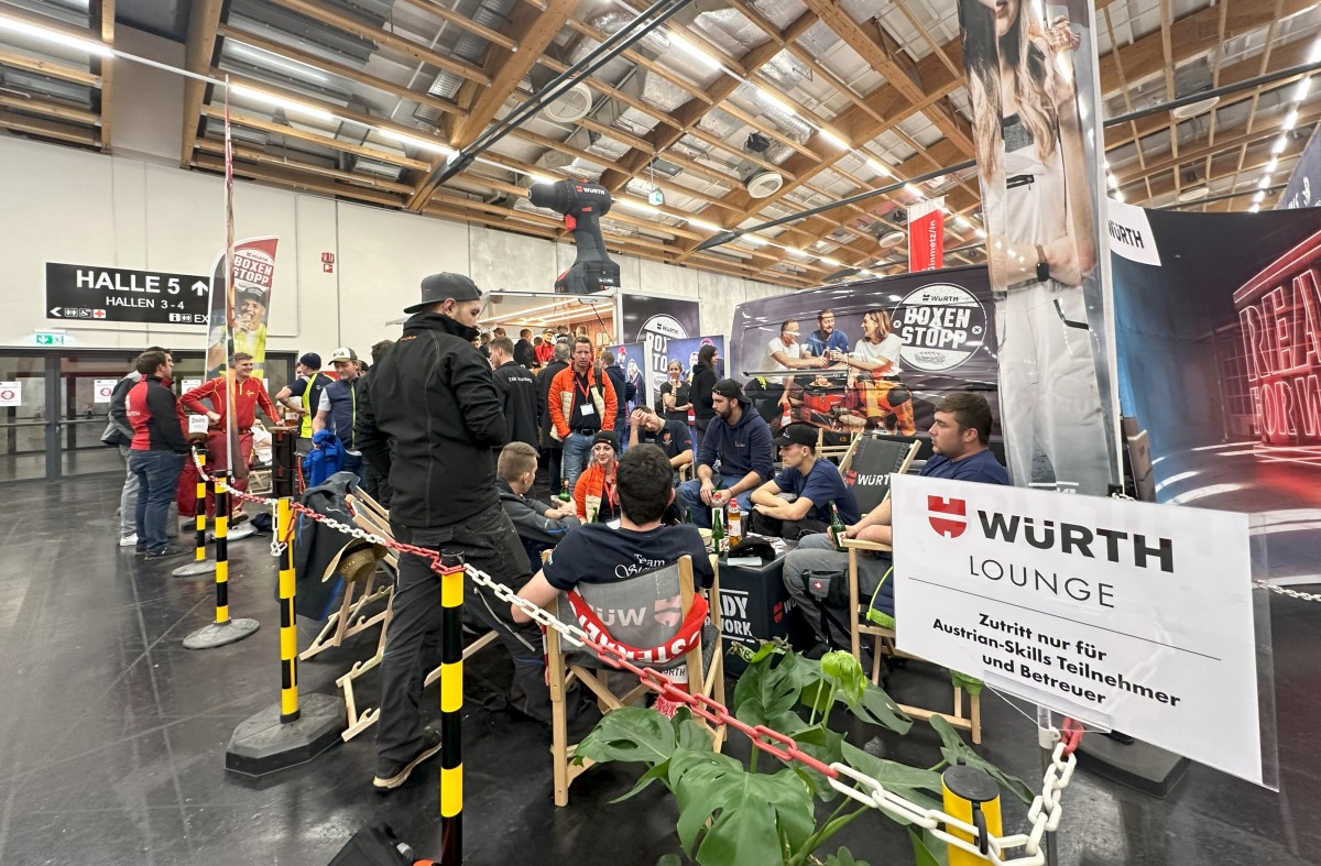 Würth Boxenstopp bei den AustrianSkills 2023