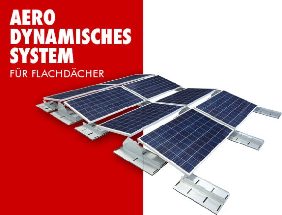 Aerodynamisches PV-Befestigungs System