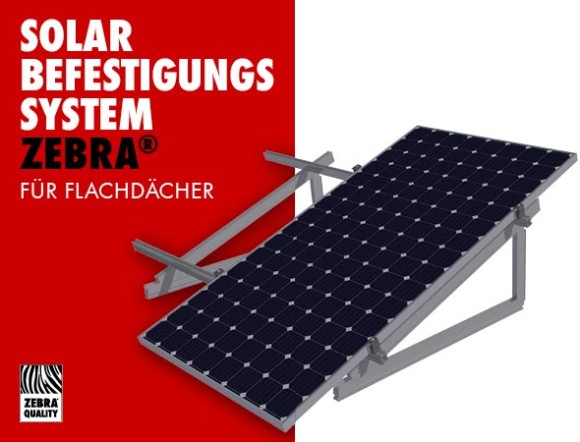 ZEBRA Flachdach PV System