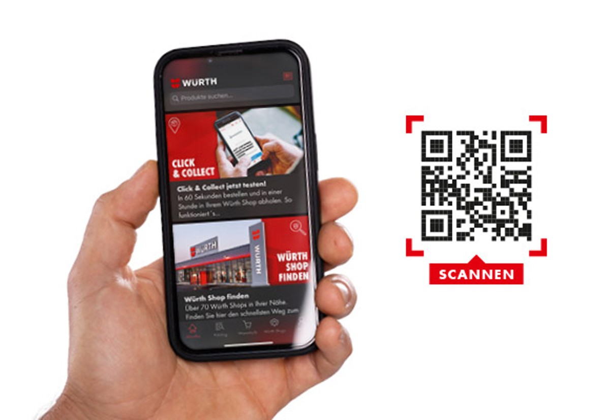 Scannen und Würth App herunterladen